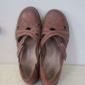 Women's Brown Leather Shoes  CLARKS
